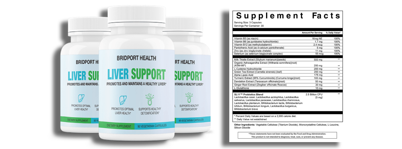 Bridport Health Liver Support Supplement Facts